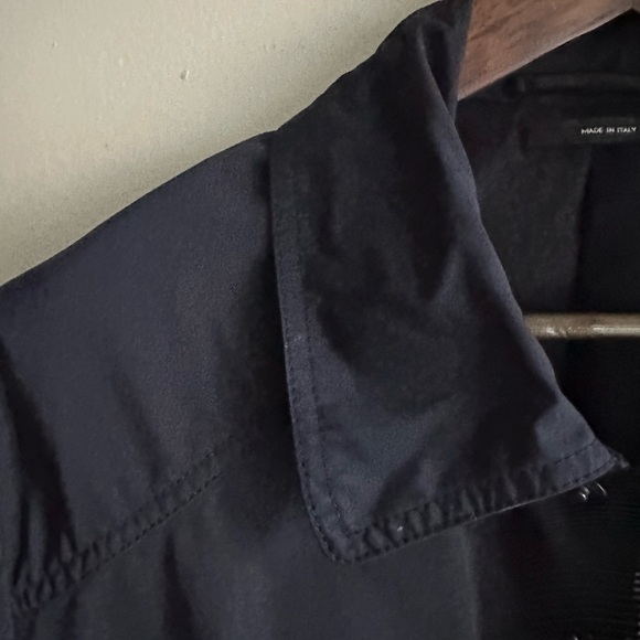 Tom Ford Grail Moto Nylon Leather Field Jacket - Picture 2 of 9